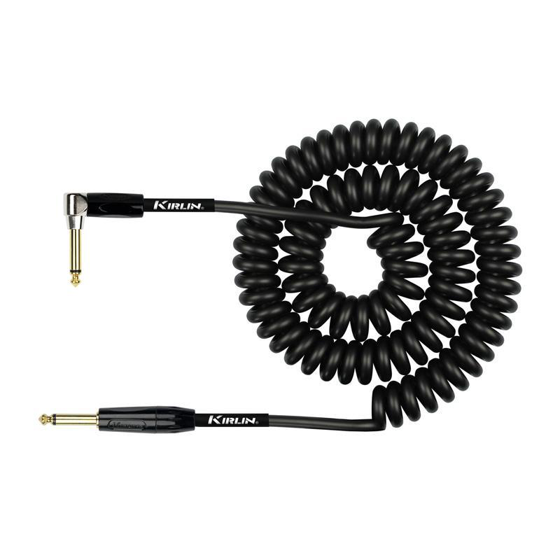 Kirlin IPK-222BFGL /BKE | 9M Coiled Instrument Cable