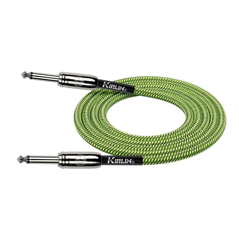 Kirlin IWCC-201 | 3M Jack to Jack Woven Cable (Green)
