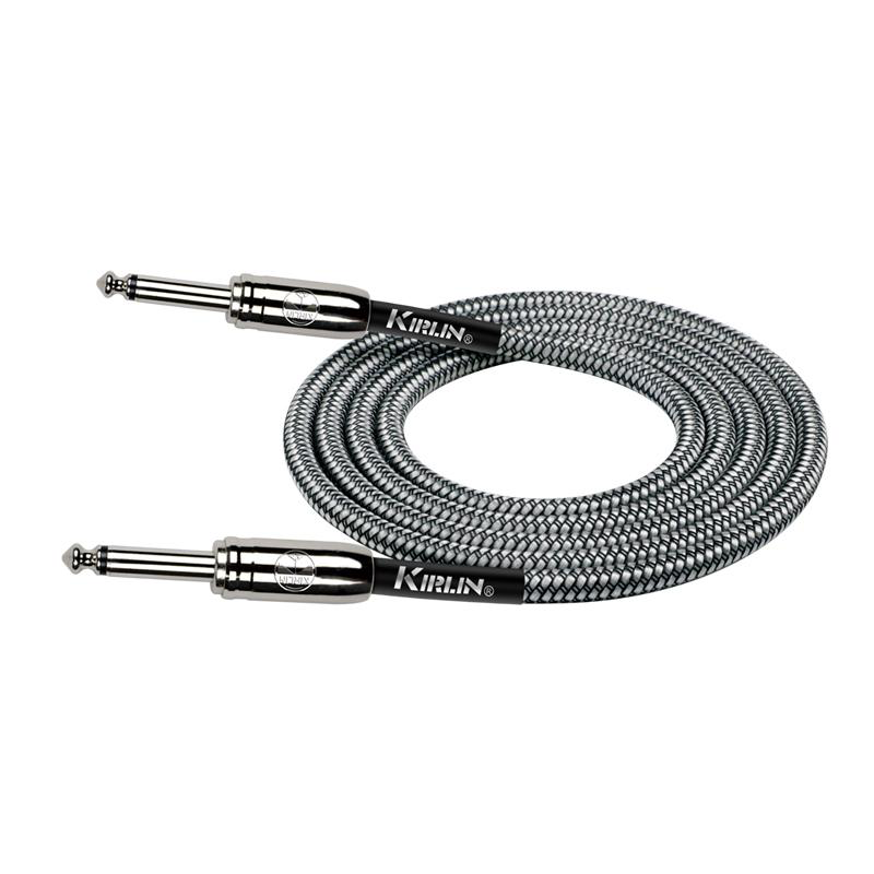 Kirlin IWCC-201PN /BKA | 6M Jack to Jack Woven Cable (Black)