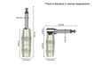 Kirlin IP-242PR /BK | 6M Jack to Angled Jack Instrument Cable