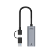 Unitek Y-3465 | USB C/A to Gigabit Ethernet Adapter