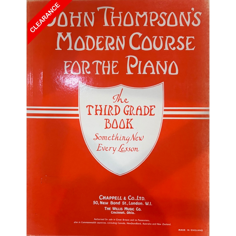 John Thompson's Modern Course for the Piano | The Third Grade Book