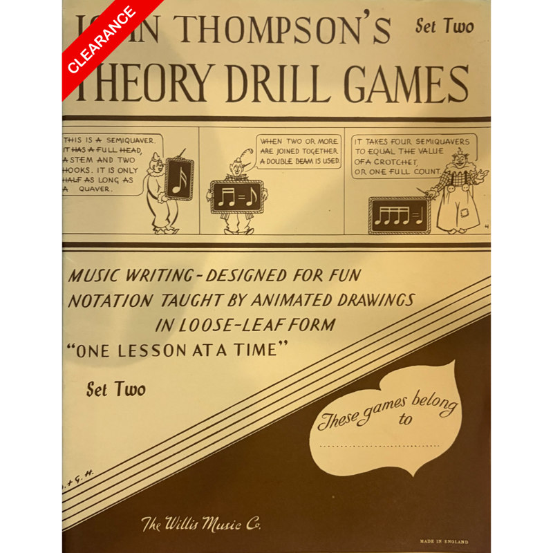 John Thompson's | Theory Drill Games Set Two