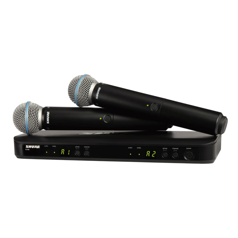 Shure BLX288/B58 | Dual Beta 58 Handheld Cordless Mic System