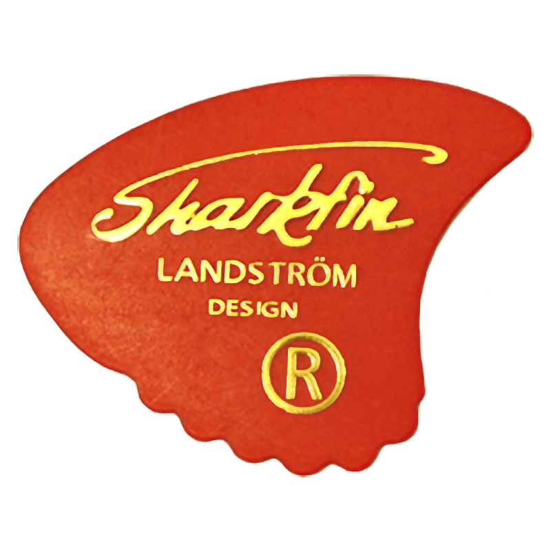 Sharkfin GP101 | Soft Red Guitar Pick