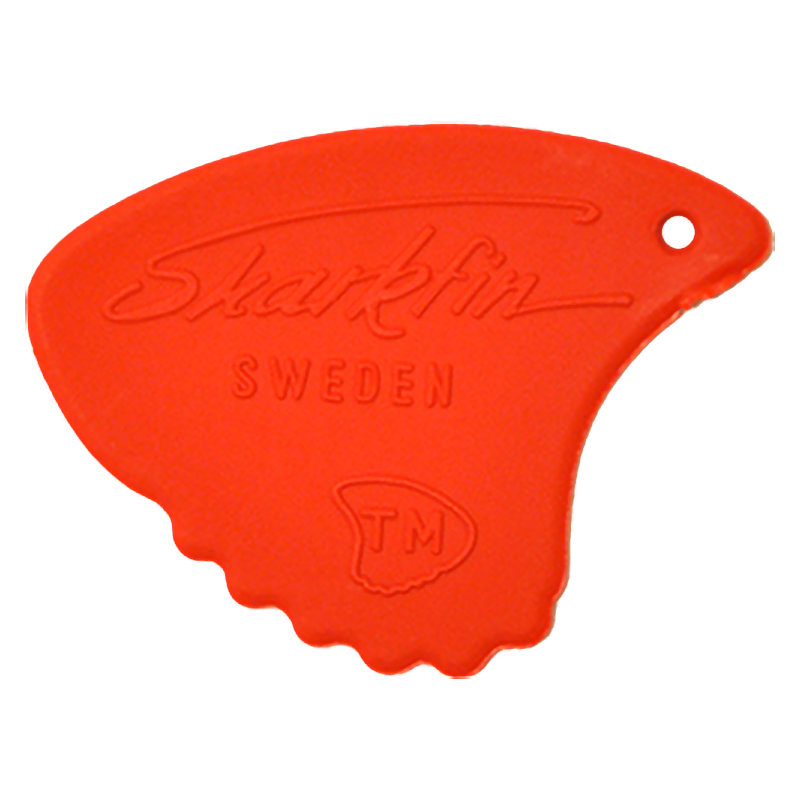 Sharkfin GP104 | Relief Soft Red Guitar Pick