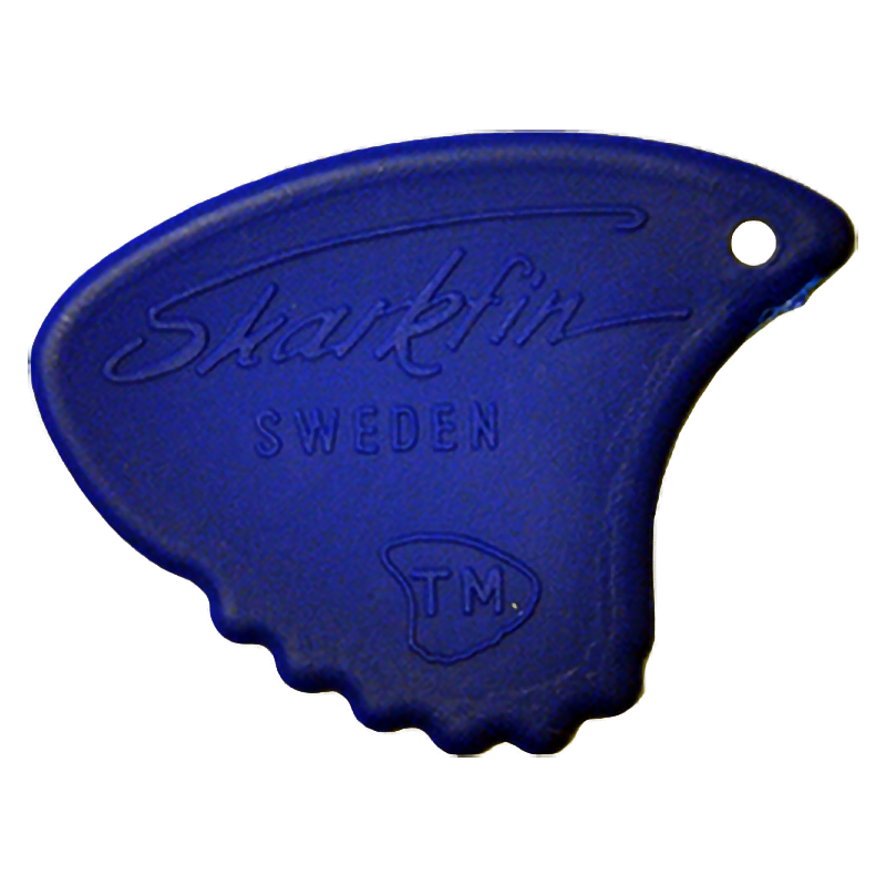 Sharkfin GP106 | Relief Hard Blue Guitar Pick