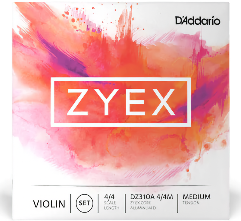 D'addario Zyex DZ310A | 4/4 Violin String Set