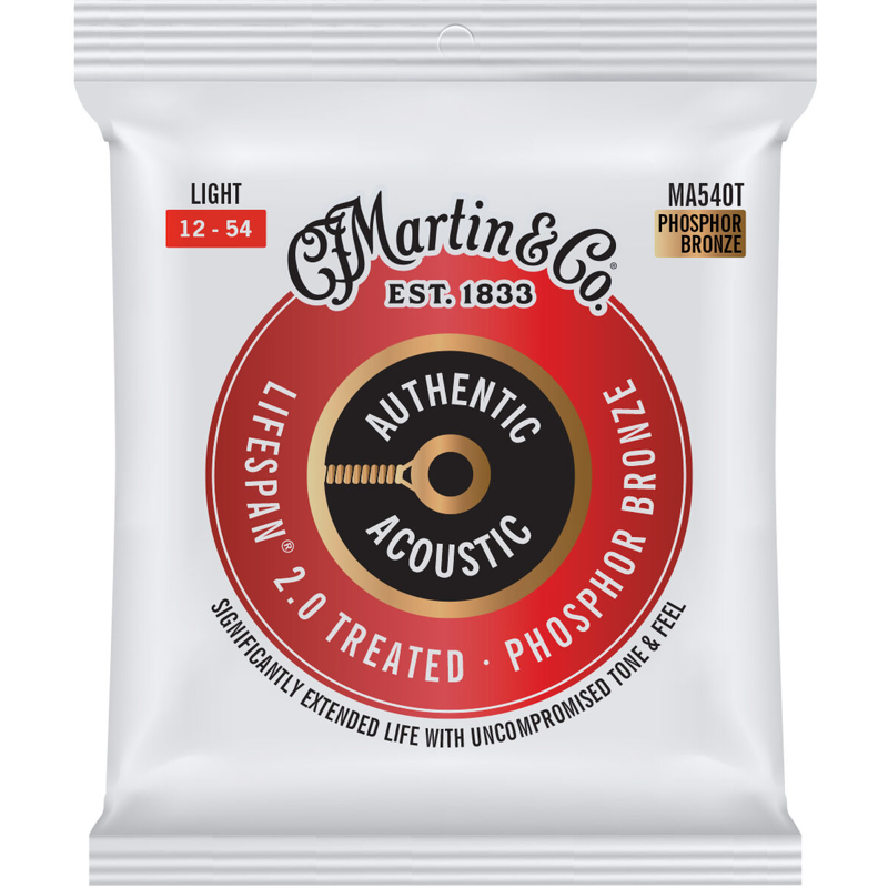 Martin MA535T | 12-54 P/Bronze Authentic Acoustic Lifespan Strings